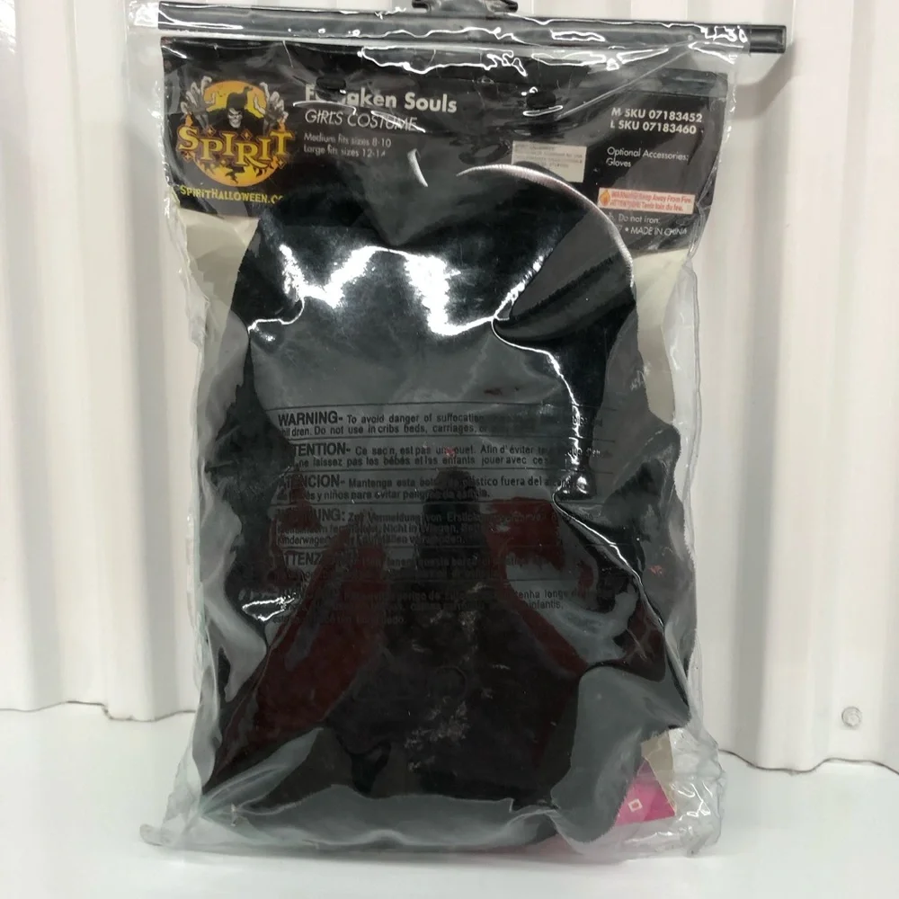 Girls Forsaken Soul Costume Size 8-10